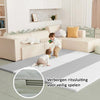 Foammat, speelmat, speelkleed baby, verborgen ritssluiting voor veilig spelen
