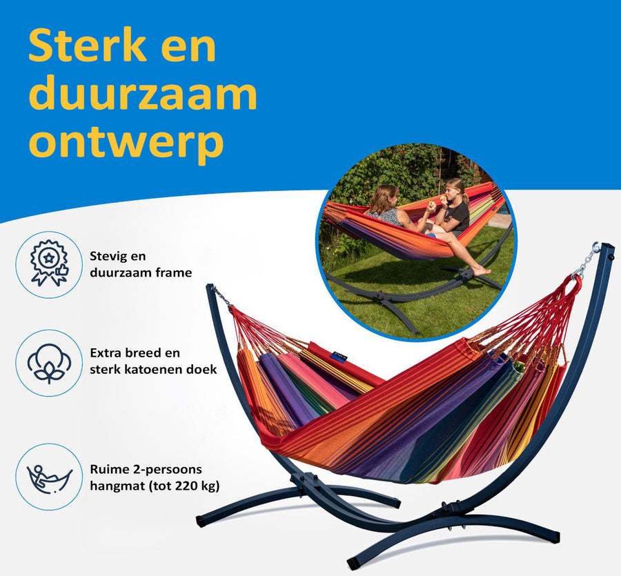 Hangmat met Standaard 2 Persoons | Grande Singa