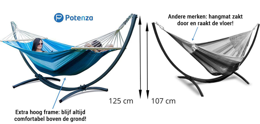 Hangmat met Standaard 2 Persoons | Grande Singa