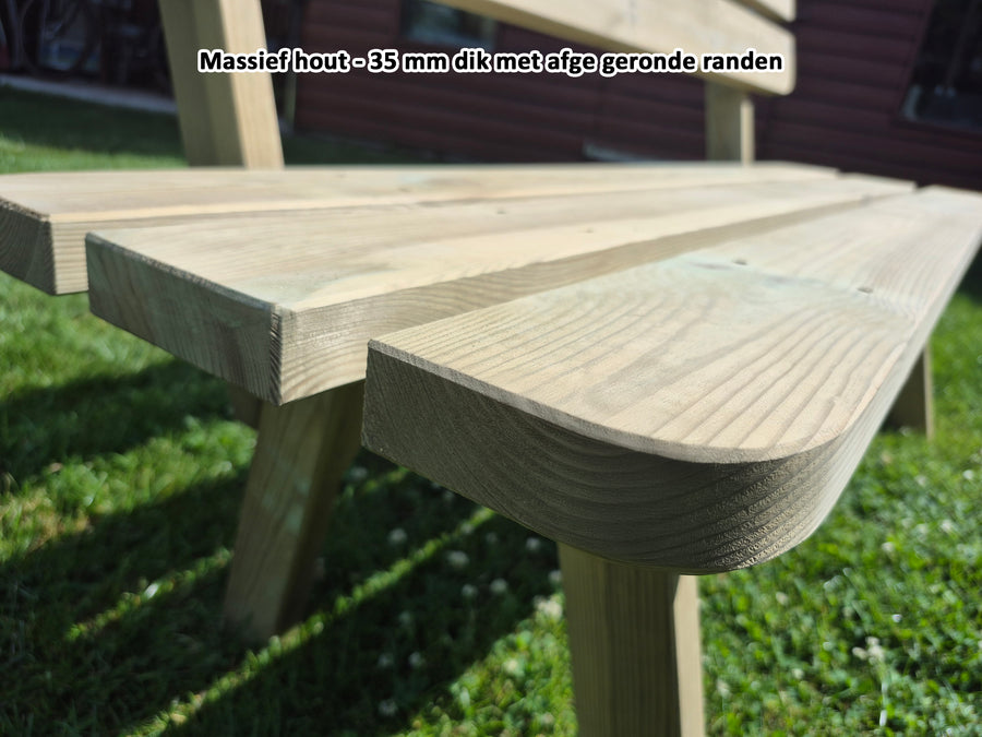 Houten Tuintafel -Premium - Geïmpregneerde Tuin tafel 150 cm | Andy