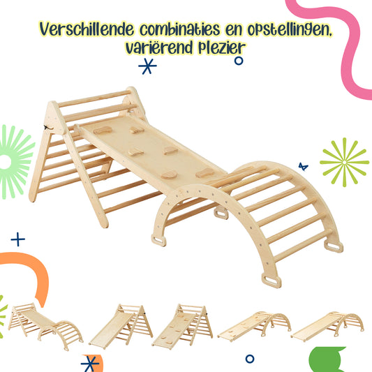 Houten klimrek Klimrek Ladanas®