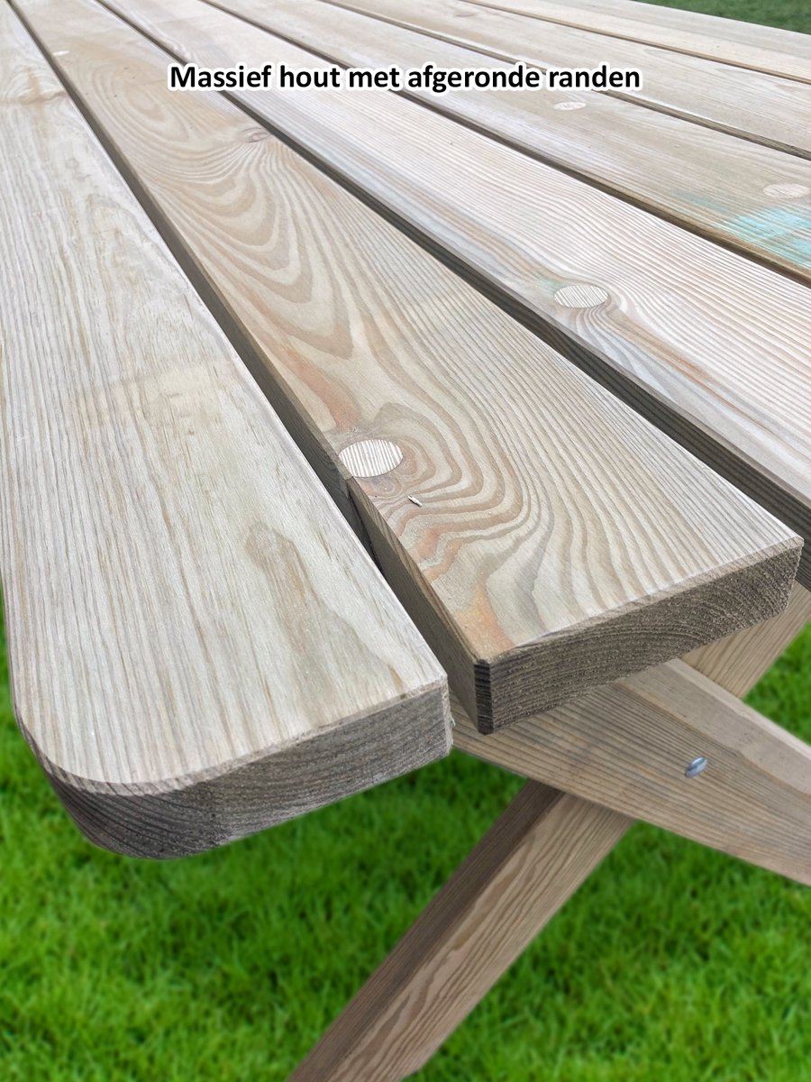 Houten Tuintafel -Premium - Geïmpregneerde Tuin tafel 150 cm | Andy