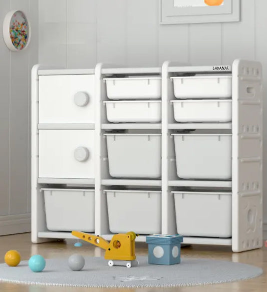 Speelgoedkast met manden - Hert