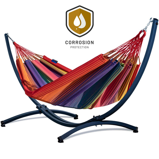 Hangmat met standaard 2 Persoons - WEERBESTENDIG | Grande Premium Arriba