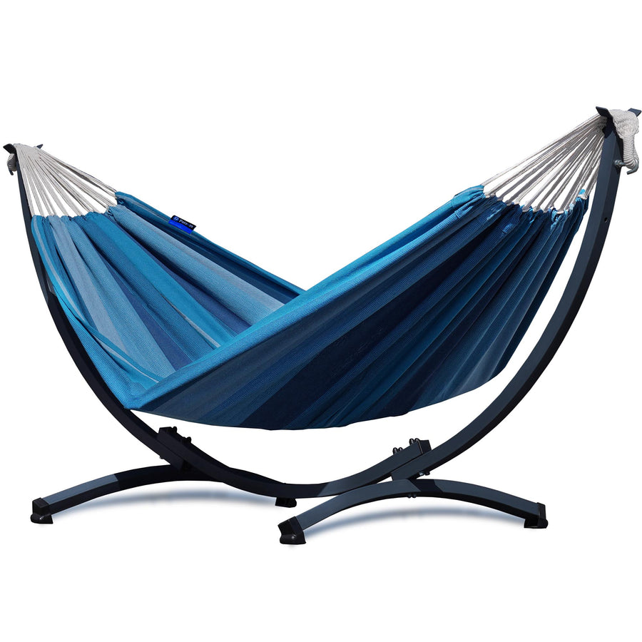 Hangmat met standaard  - Compact & Singa - Blauw