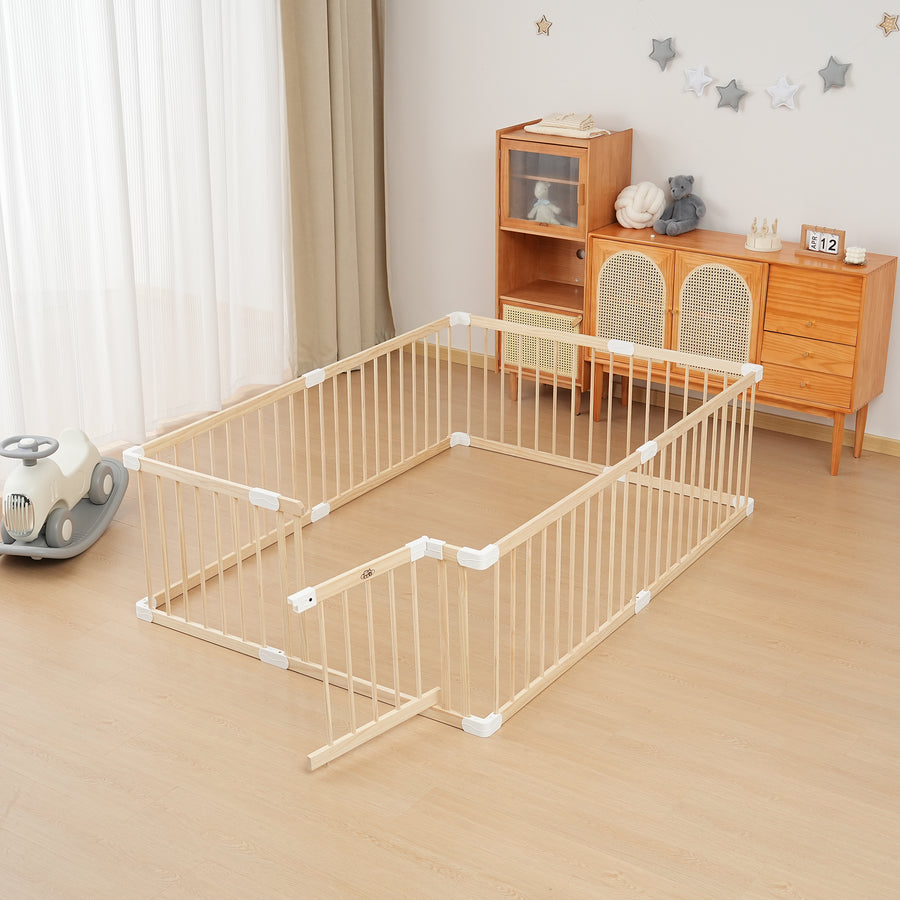Grondbox baby - Veilige Baby box - TOPKWALITEIT & Eenvoudige (de)montage - 140x200cm