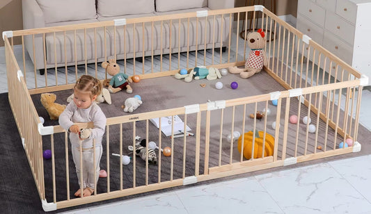 Houten Grondbox Baby 140x200 cm met deurtje