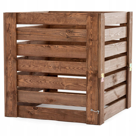 Houten Compostbak met Klep -512L
