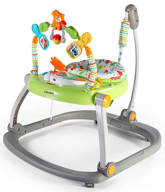 Jumper baby speelgoed - 3in1 Loopwagen - MULTIFUNCTIONELE Spring- en Looptrainer - Baby Jumper - Loopstoeltje Baby - Makkelijk inklapbaar!