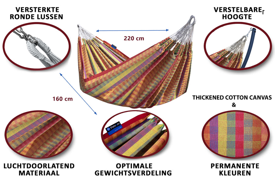 Hangmat met standaard 2 Persoons | Grande Morena