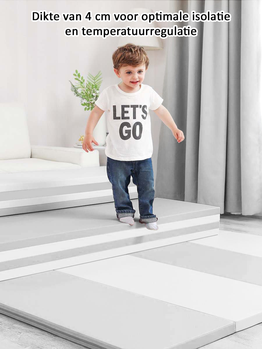 Foammat, speelmat, speelkleed baby, 4cm dikte voor optimale isolatie en temperatuurregulatie
