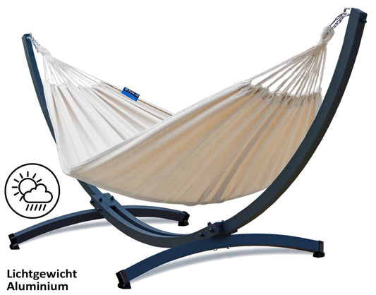 Hangmat met standaard - Prime & Roma - Crème