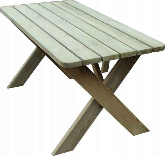 Houten Tuintafel -Premium - Geïmpregneerde Tuin tafel 150 cm | Andy
