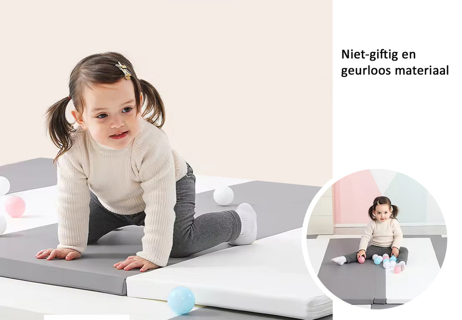 Foammat, speelmat, speelkleed baby, gemaakt van bionisch PU-materiaal, niet giftig en geurloos.