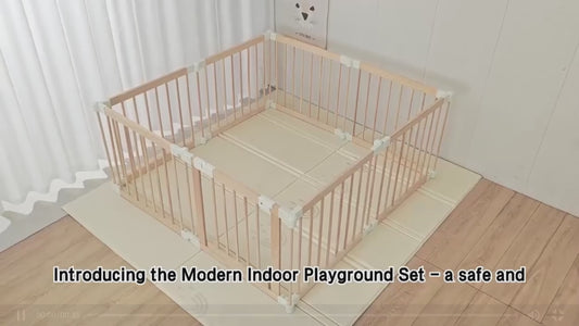 Grondbox met speelmat voor baby's