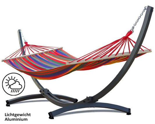Hangmat met standaard - Prime & Acadia - Rood