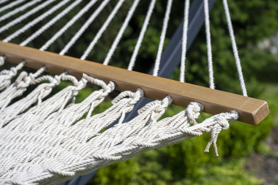 Hangmat met standaard  - Grande Premium & Barbados - Crème Hangmatset Potenza®