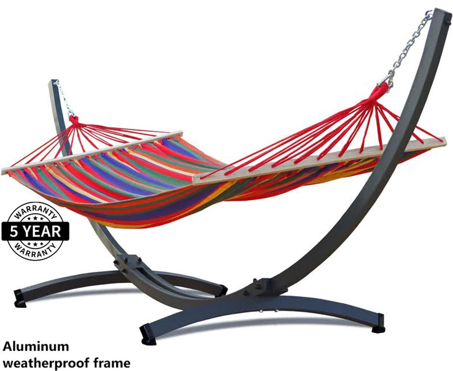 Hangmat met standaard - Prime & Acadia - Rood