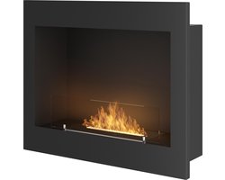 Bio-Ethanol inbouwhaard + glasplaat