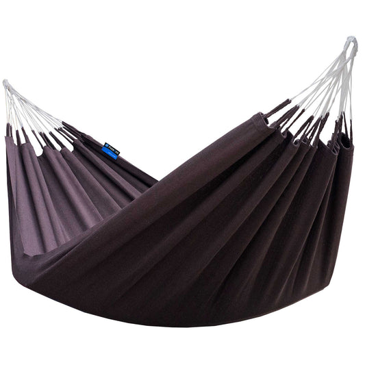 "Luxe 2-persoons hangmat Medelin in bruin, voor ultieme ontspanning."