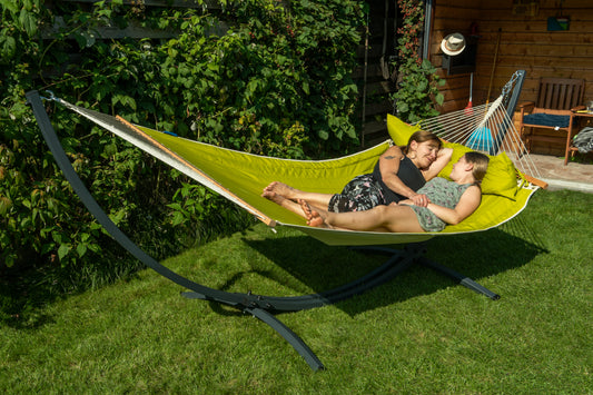 Hangmat met standaard 2 Persoons - WEERBESTENDIG | Grande Premium Panama