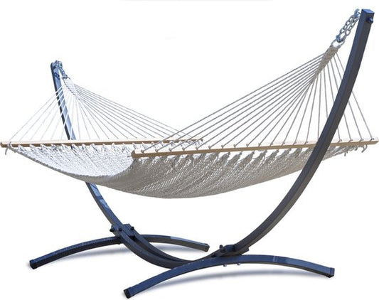 Hangmat met standaard - Grande & Barbados - Crème Hangmatset Potenza®