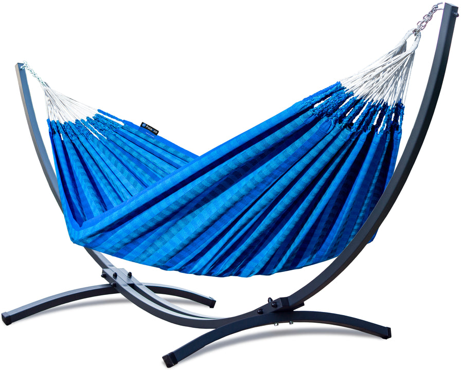 Hangmat met standaard - Grande & Morena - Blauw