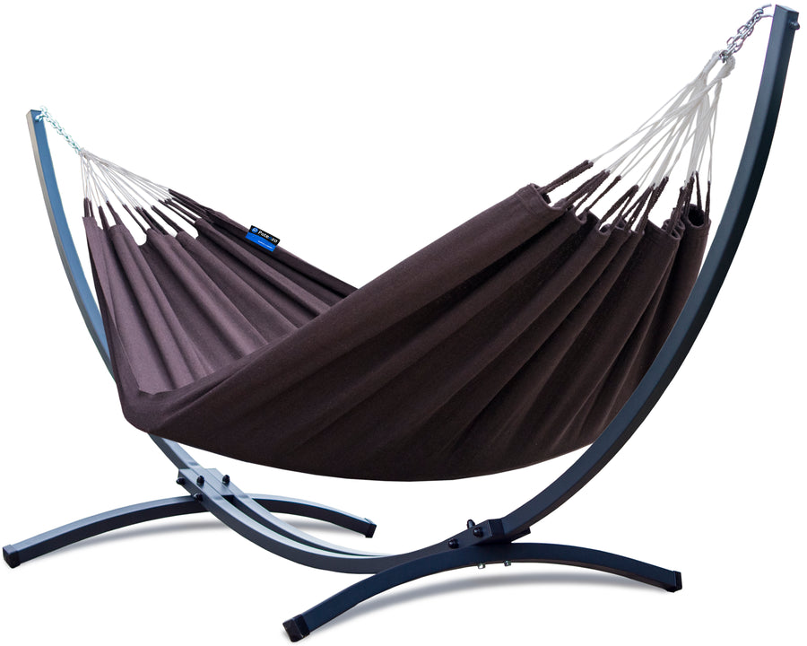 Hangmat met standaard - Grande Premium & Medelin - Bruin