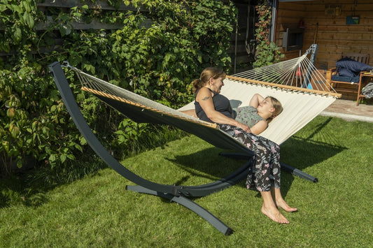Hangmat met standaard - Prime & Roma - Crème