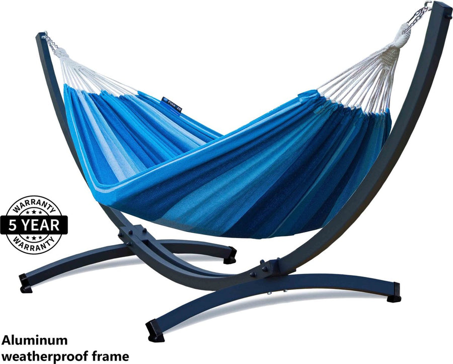 Hangmat met standaard - Prime & Singa - Blauw