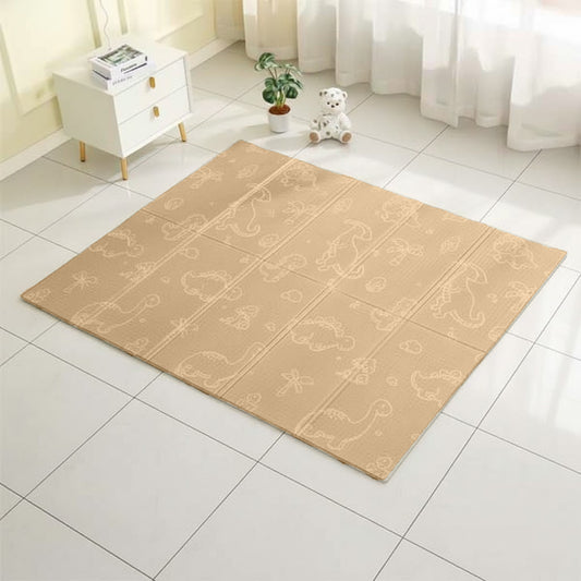 Baby Speelmat Foam 180x200x1,5 cm – Opvouwbaar & Schokabsorberend  - Ecru/Beige