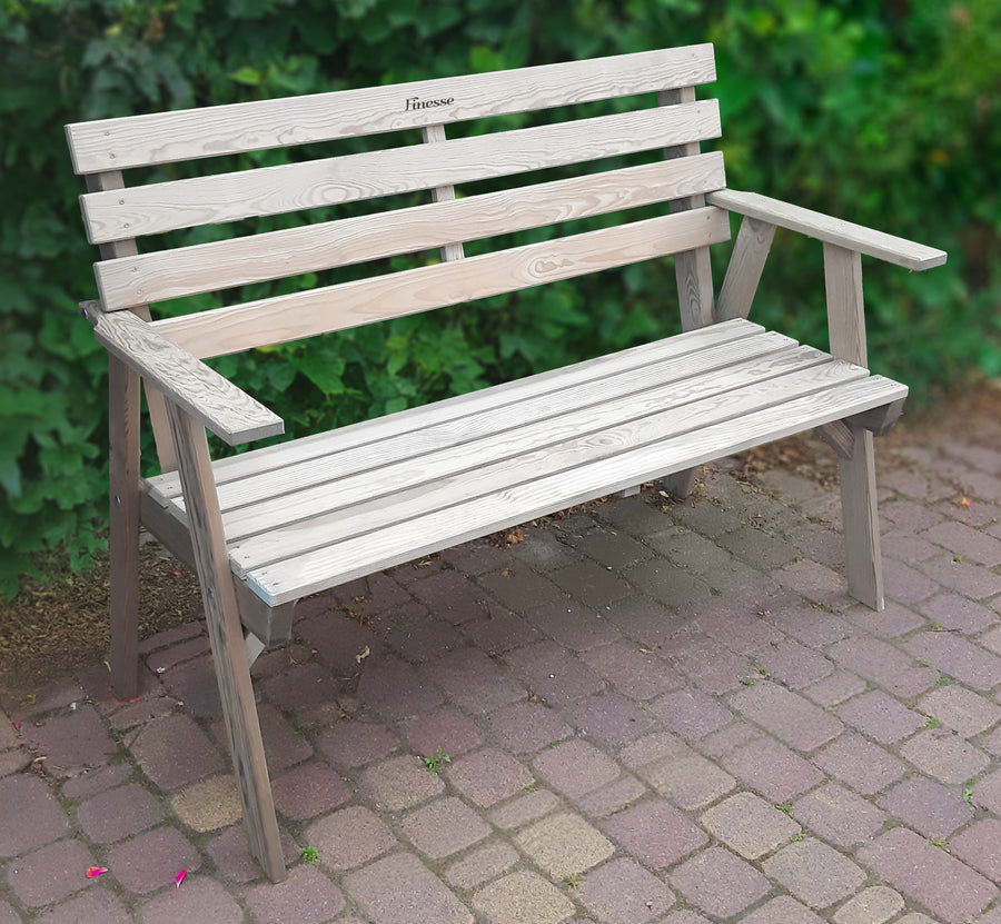 Houten Tuinbank – Geïmpregneerde Tuinbank 127 cm | Patio