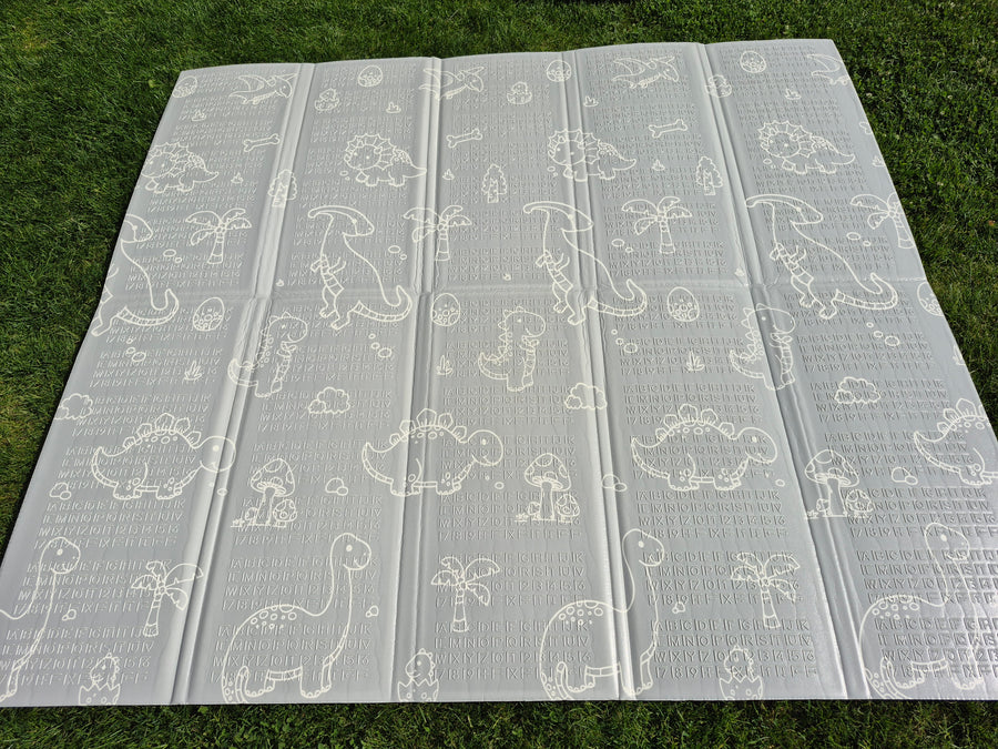 Speelmat Foam Opvouwbaar incl. opbergtas - 180x200x1cm - Oceaan/Dino
