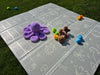 Speelmat Foam Opvouwbaar incl. opbergtas - 180x200x1cm - Oceaan/Dino