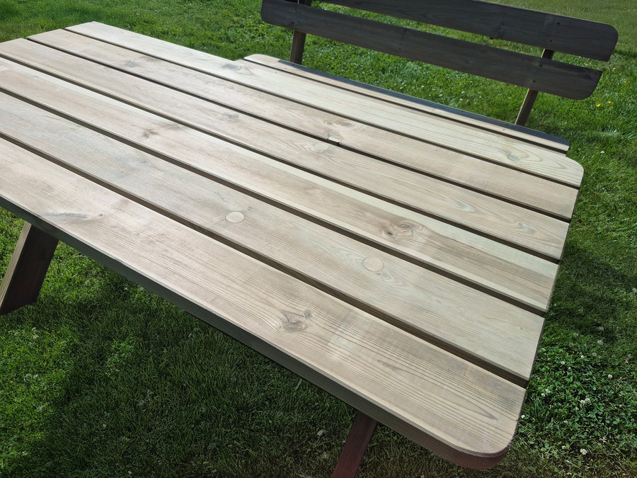 Houten Tuintafel Premium - Geïmpregneerde Tuin tafel 120 cm | Andy