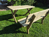 Houten Tuintafel Premium - Geïmpregneerde Tuin tafel 120 cm | Andy