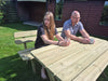 Houten Tuintafel Premium - Geïmpregneerde Tuin tafel 120 cm | Andy