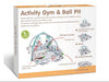 Babygym Speelmat met Boog - 5 in 1 - Panda