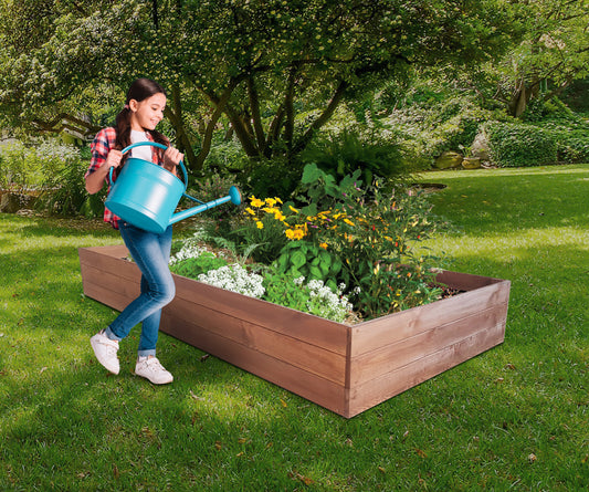 Moestuinbak met worteldoek, ideaal voor groente en fruit, plantenbakken voor buiten.