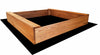 Houten zandbak incl. gronddoek 120x120cm