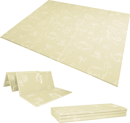 Speelmat Foam Opvouwbaar incl. opbergtas - 180x200x1,5 cm - Oceaan/Dino