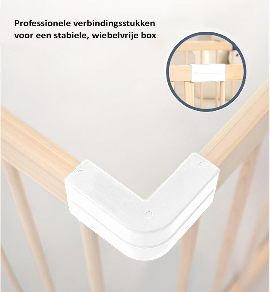 babybox van hout met veilig deurtje