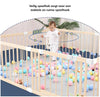 veilige houten grondbox voor baby’s