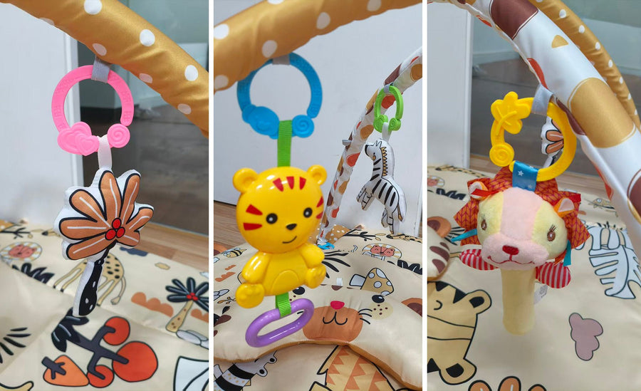 Babygym Speelmat met Boog - 5 in 1 -Tijger
