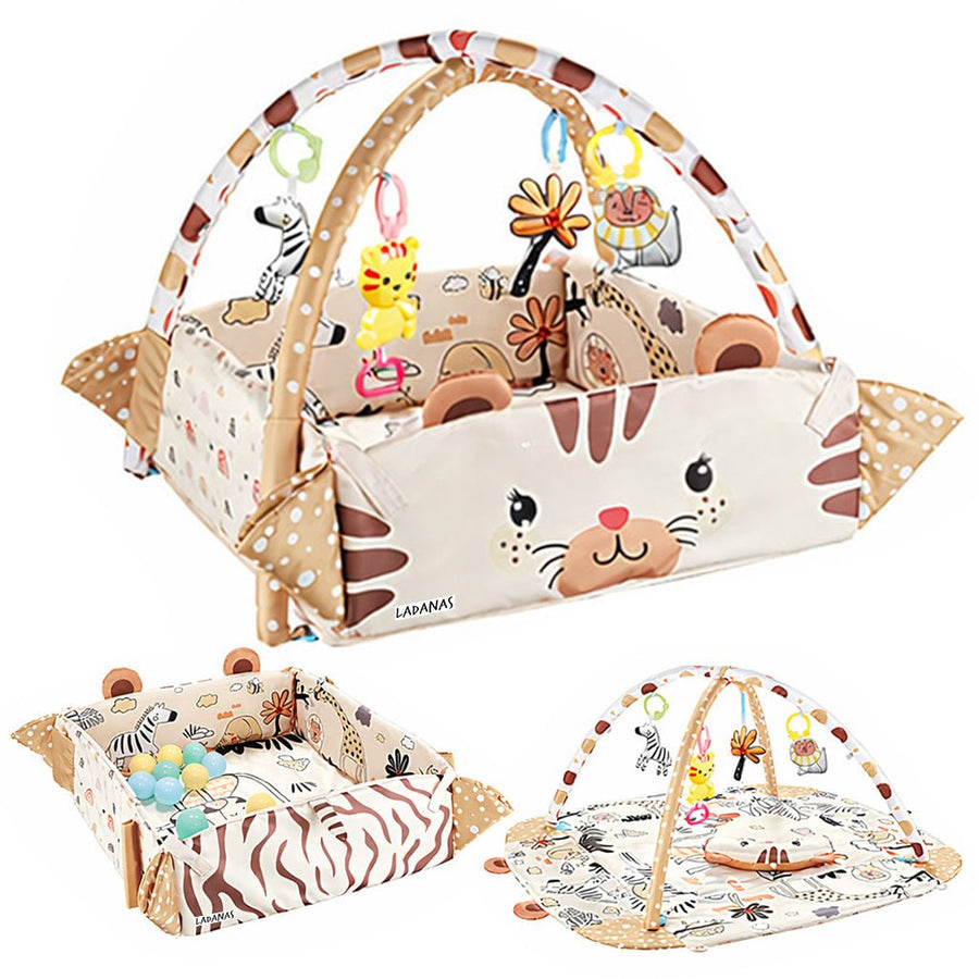 Babygym Speelmat met Boog - 5 in 1 -Tijger