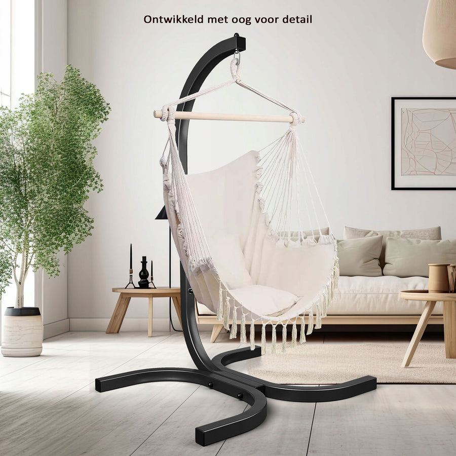 hangstoel met frame - Ecru