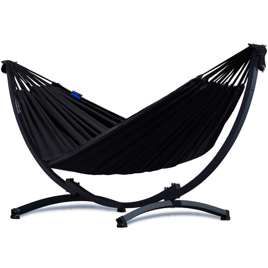 Hangmat met standaard  - Compact & Roma - Zwart