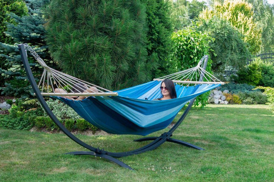 Hangmat met spreidstok en standaard  | Grande Acadia