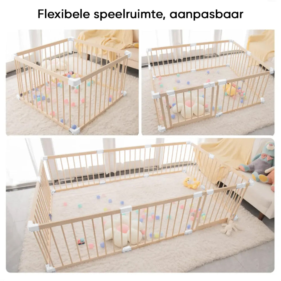 Grondbox baby, speelbox, kinderbox flexibele speelruimte, aanpasbaar
