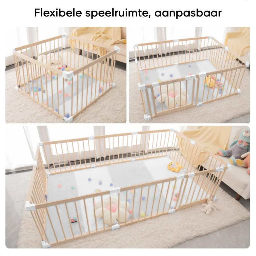 Grondbox baby, speelbox, kinderbox flexibele speelruimte, aanpasbaar